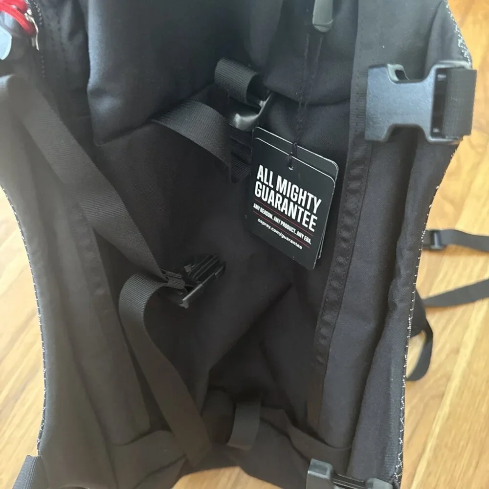 Osprey Heritage Scarab 30L Black and White Grid One Size Backpack Everyday